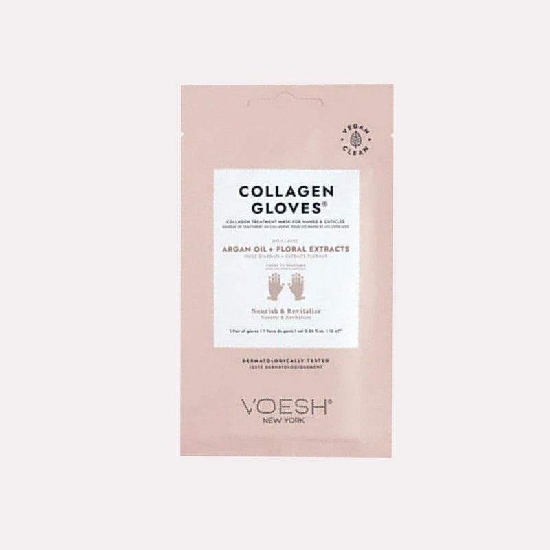 Voesh Collagen Gloves w/Argan Oil & Floral Extract 1pr