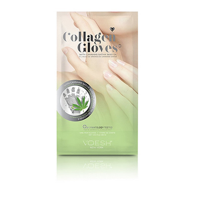 Voesh Collagen Gloves w/Cannabis Sativa Seed Oil 1pr