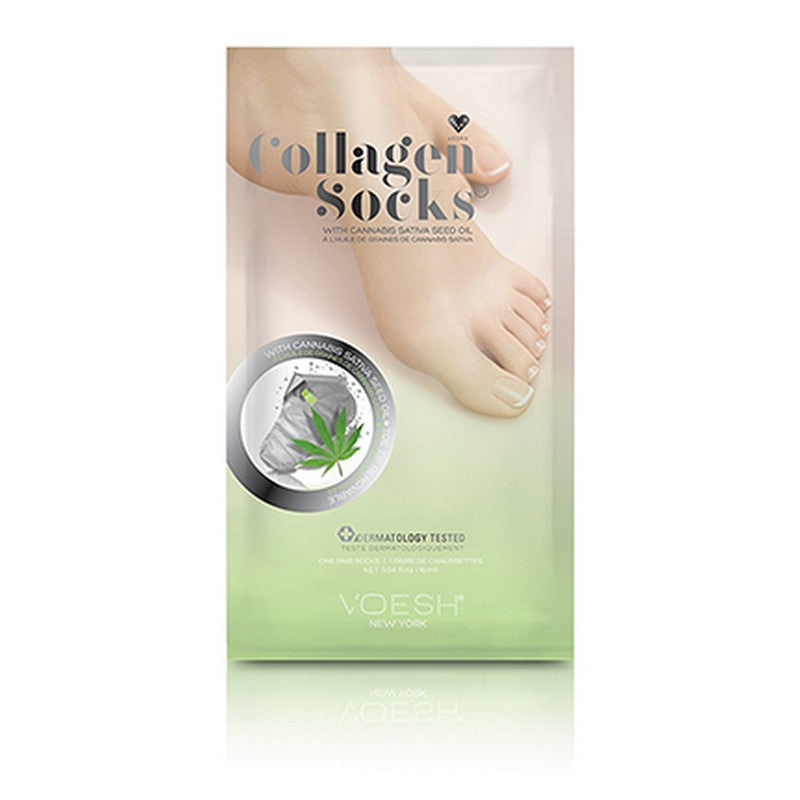 Voesh Collagen Socks w/Cannabis Sativa Seed Oil 1pr