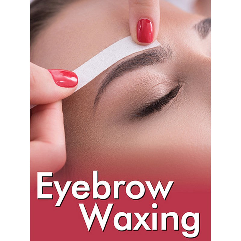 Holographic Window Decal - Eyebrow Waxing - H-13 B