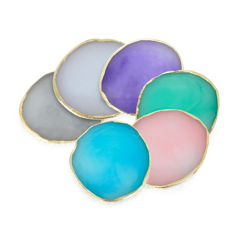 Nail Art  Resin Palette Mixing Plate - Pink