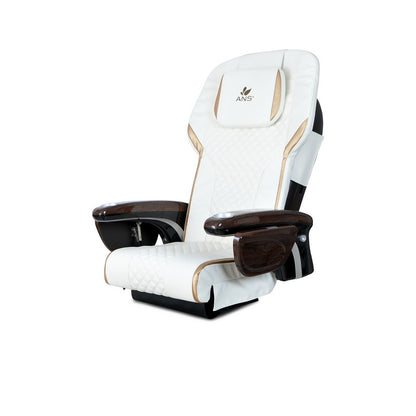 ANS-P20C Massage Chair - Ivory & Gold