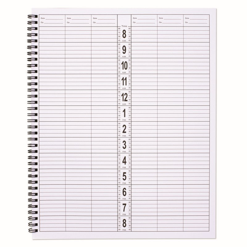 Appointment Book - 6 Columns - 100pgs/book