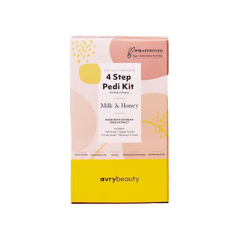 AvryBeauty 4 Step Spa Kit - Milk & Honey