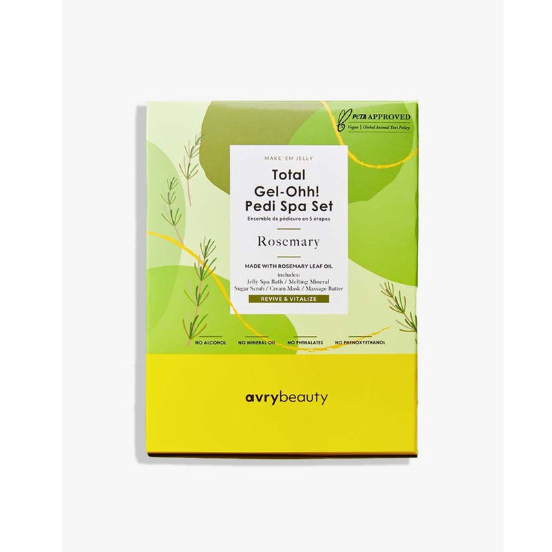 Total Gel-Ohh 5 Step Pedi Spa Set - Rosemary