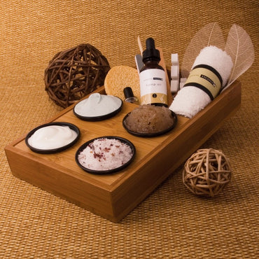 Botanical Escapes Bamboo Spa Tray