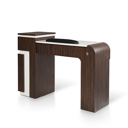 Beniko Nail Table - White Fino & Guayanna Rose-2