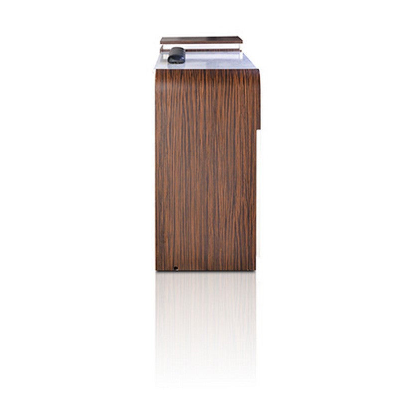 Beniko Nail Table - White Fino & Guayanna Rose-4