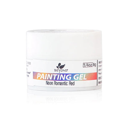 Beyond - #072 Painting Gel - Neon Romantic Red - 8 gr