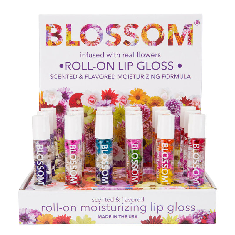 Blossom Fruit Roll-on Lip Gloss - Orange