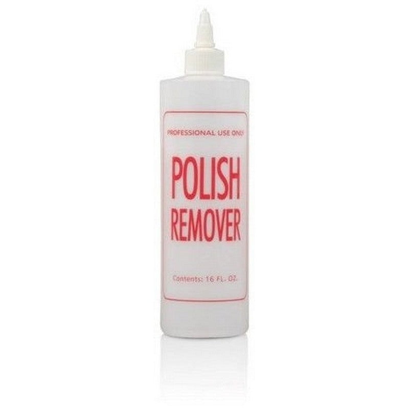 Imprinted Empty Polish Remover Bottle w/Cap 16 oz