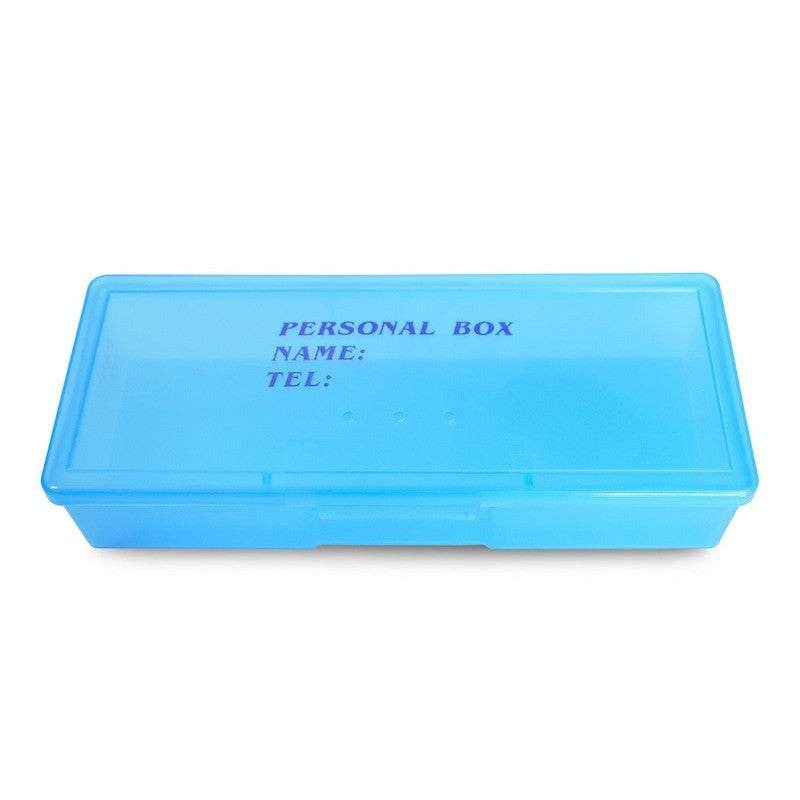 Plastic Personal Box Blue Lrg