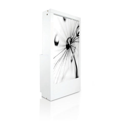 Bianco Display Cabinet w/ Doors - White