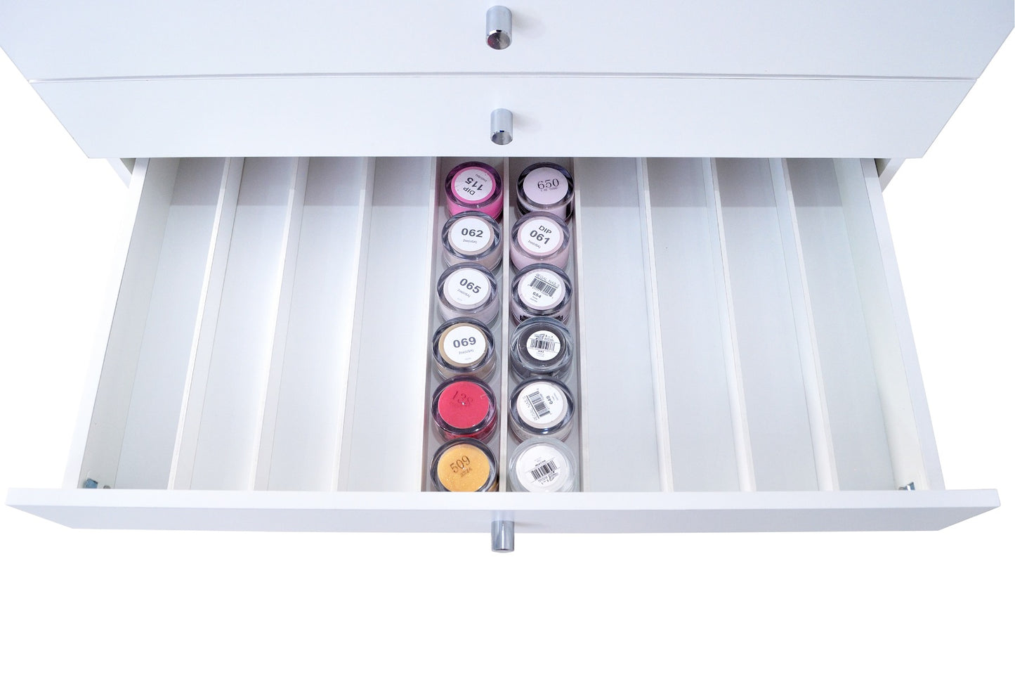 Nails Duo & Powder Storage Cabinet - White