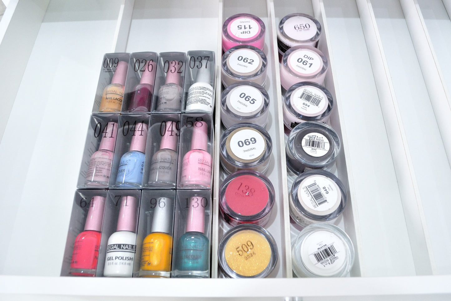 Nails Duo & Powder Storage Cabinet - White