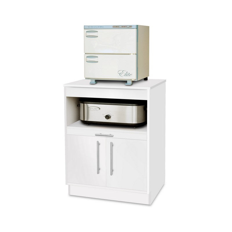 Hot Stone/Towel Warmer Cabinet - White