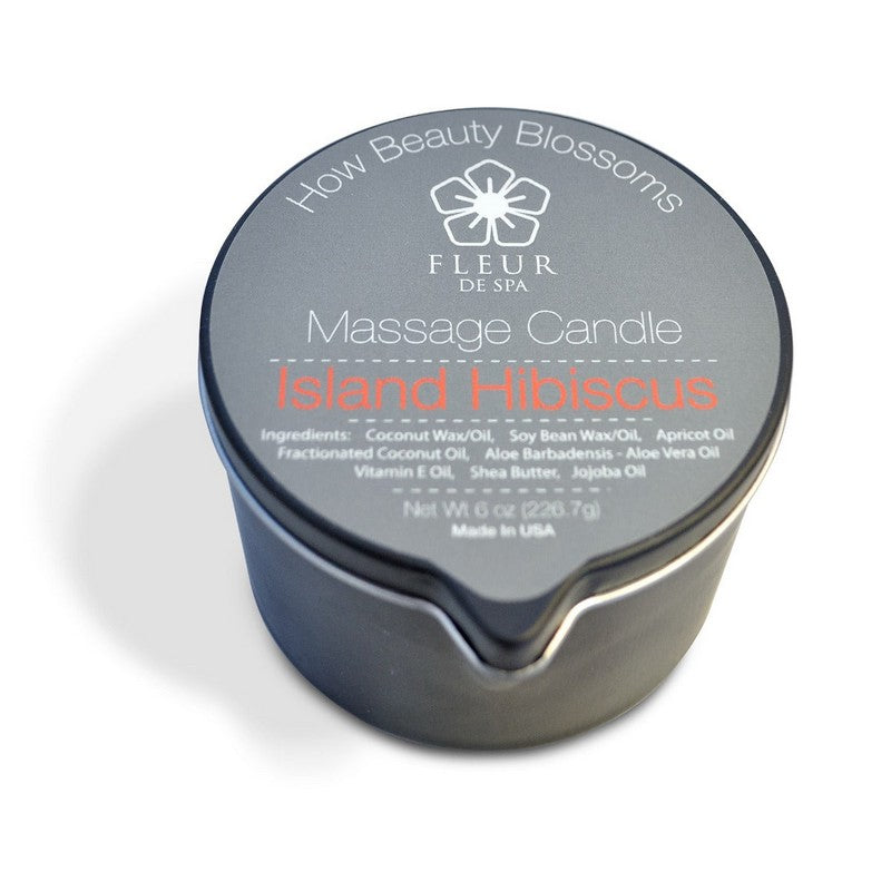 Massage candle Island Hibiscus 8 oz