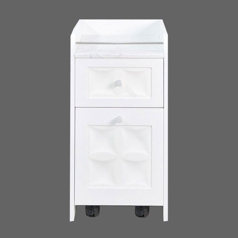 Regis Pedi-Cart with Marble Top