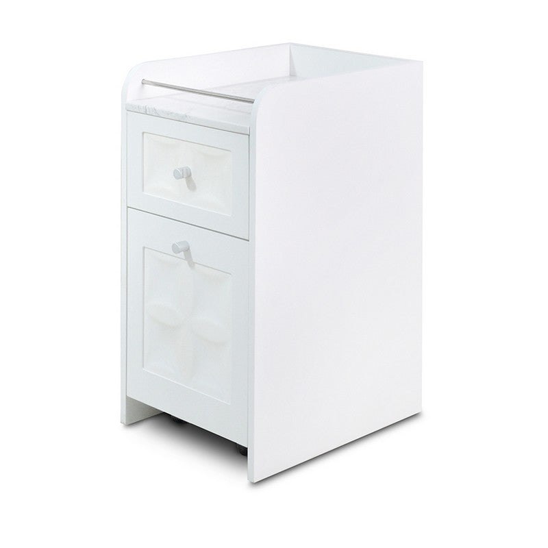 Regis Pedi-Cart with Marble Top-2