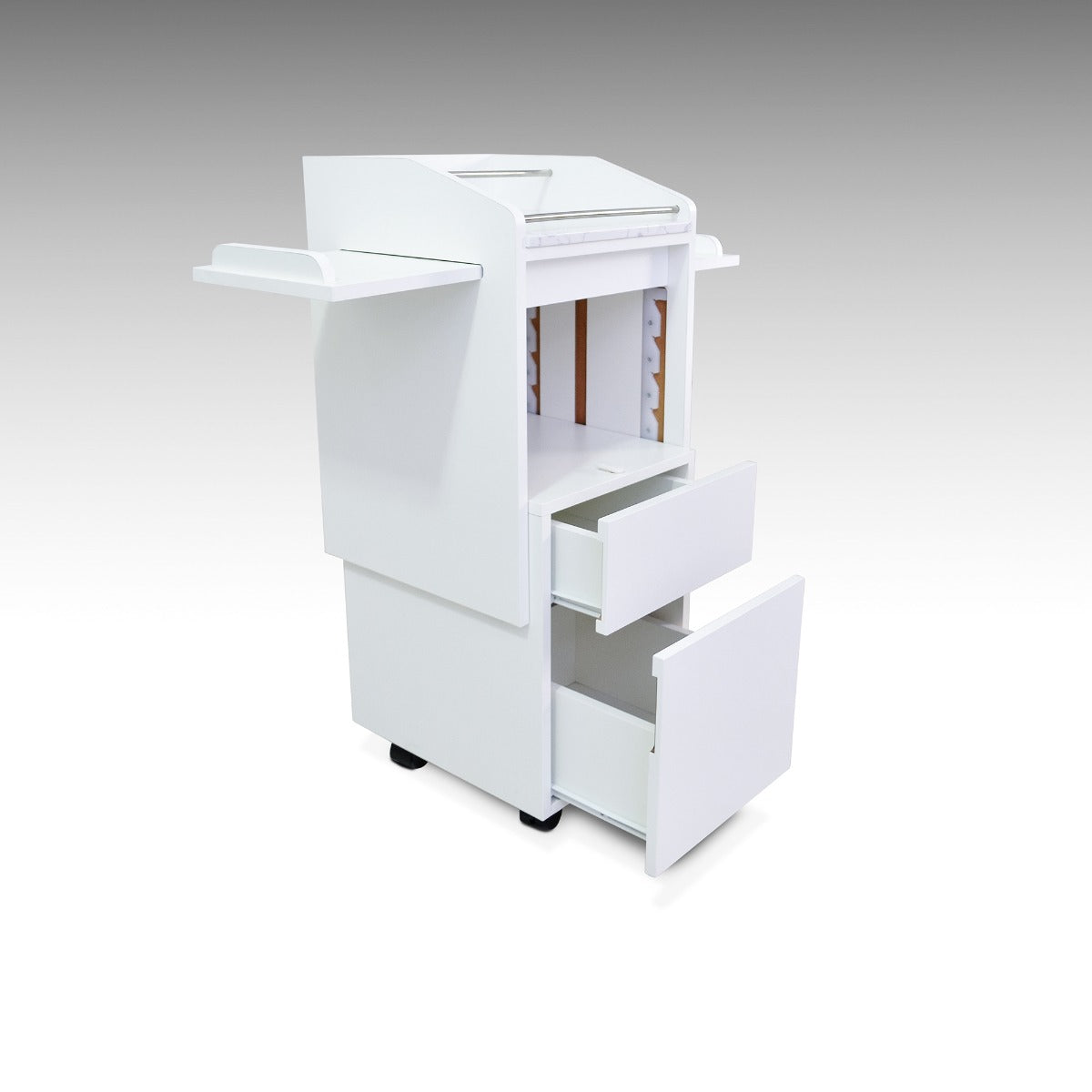 Luxus A La Cart with Marble - White-5