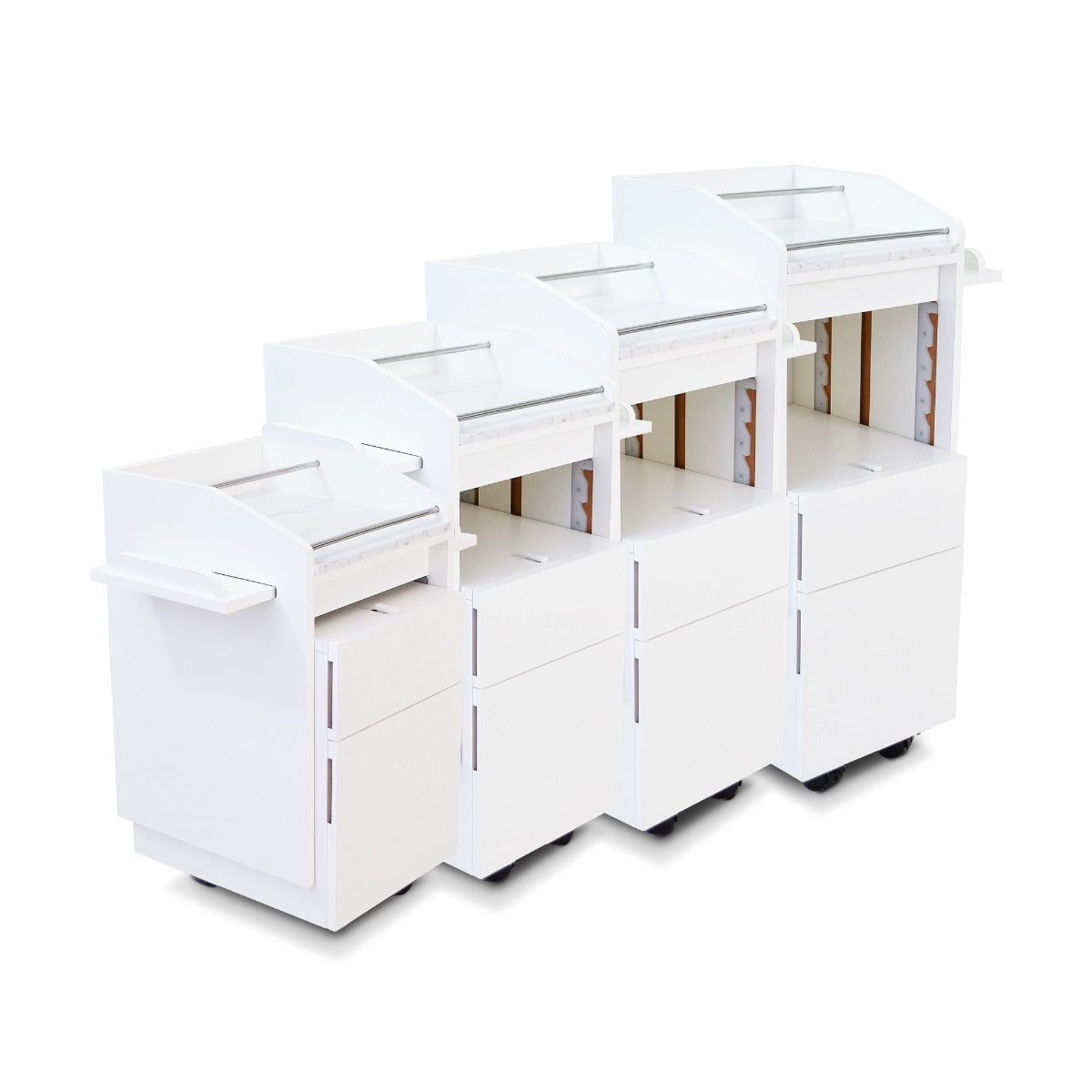 Luxus A La Cart with Marble - White-6