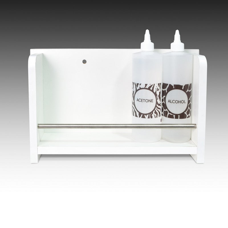 Pedi-Cart Bottles Holder - White