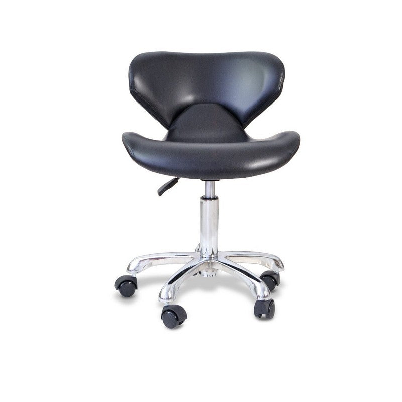 Crescent Technician Chair Black w/Chrome base