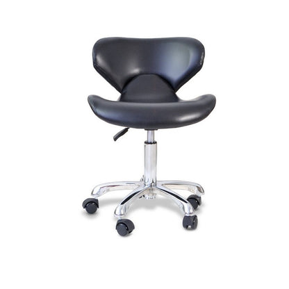 Crescent Technician Chair Black w/Chrome base