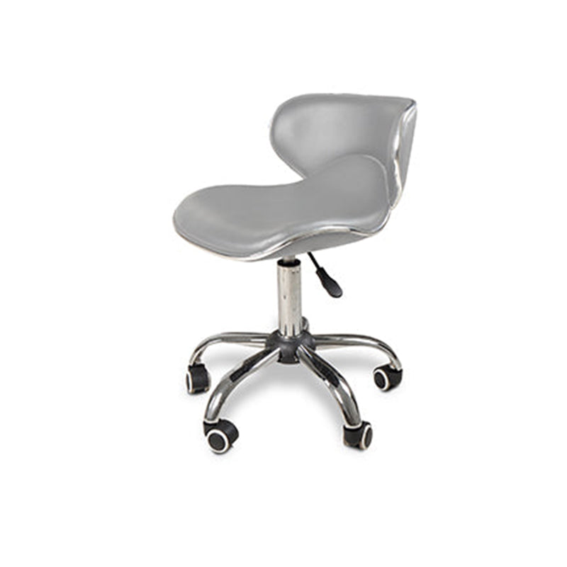 Crescent Technician Chair Grey w/Chrome base