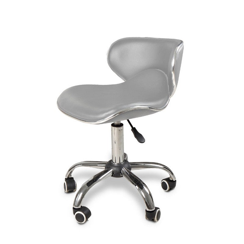 Crescent Technician Chair Grey w/Chrome base