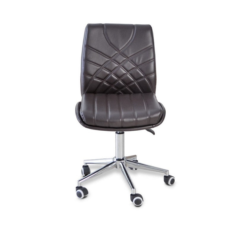 Regis Technician Chair Espresso w/Chrome base