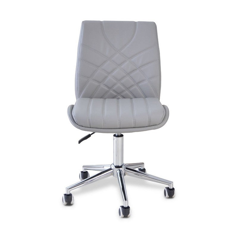 Regis Technician Chair Grey w/Chrome base