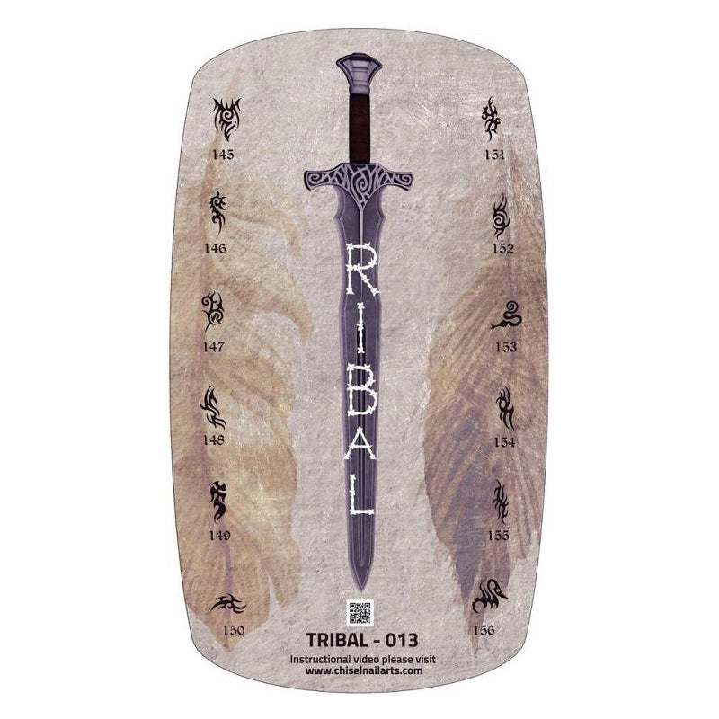 Chisel Nail Art Tribal Collection #013