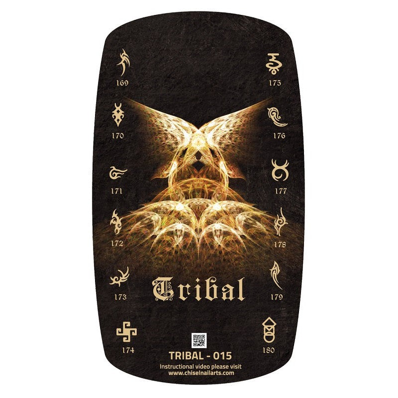 Chisel Nail Art Tribal Collection #015