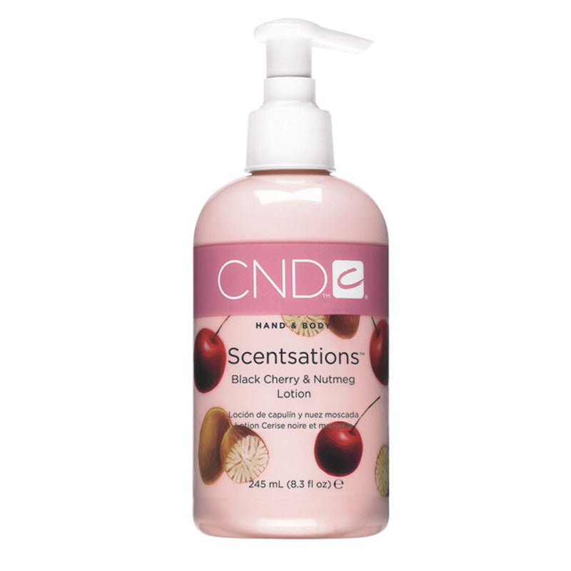 CND Scentsations Black Cherry & Nutmeg Lotion 8.3 oz
