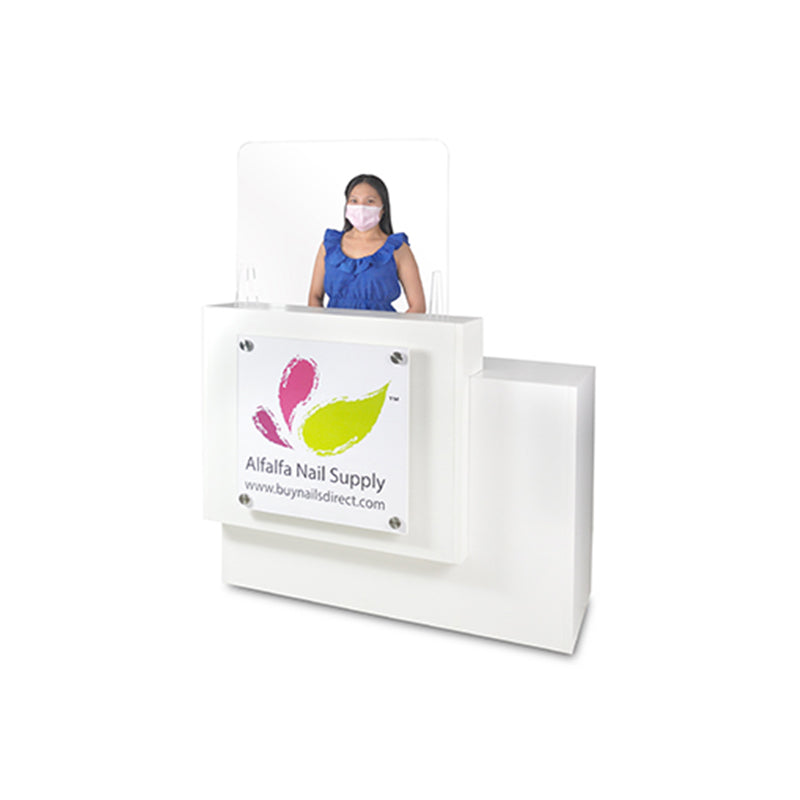 Contemporary Reception Counter Acrylic Screen