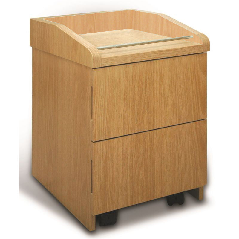 Contemporary Wooden Cart Oak