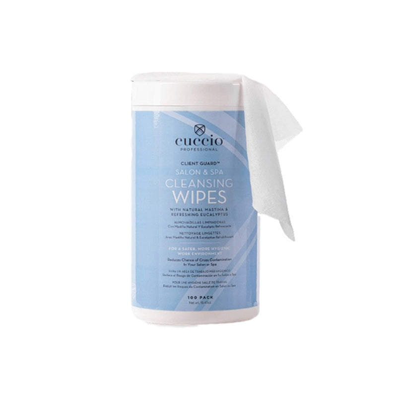 Cuccio Cleansing Wipes - Canister of 100 Wipes