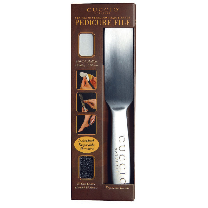 Cuccio Reusable Stainless Steel Pedicure File Kit