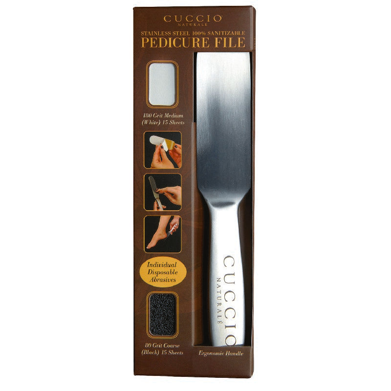 Cuccio Reusable Stainless Steel Pedicure File Kit