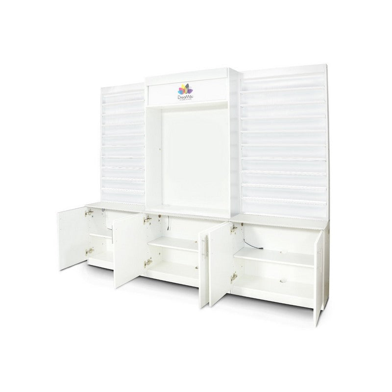 DreaMau Machine Cabinet - Set of 3 Display - White