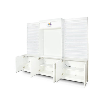 DreaMau Machine Cabinet - Set of 3 Display - White