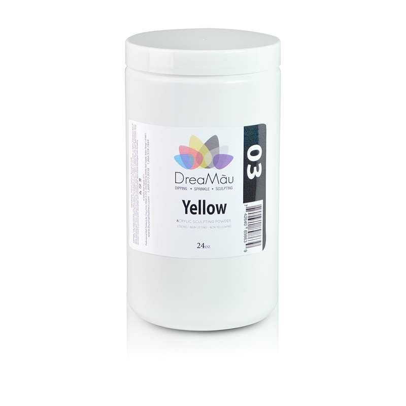 DreaMau Dipping Powder - #03 Yellow 24 oz