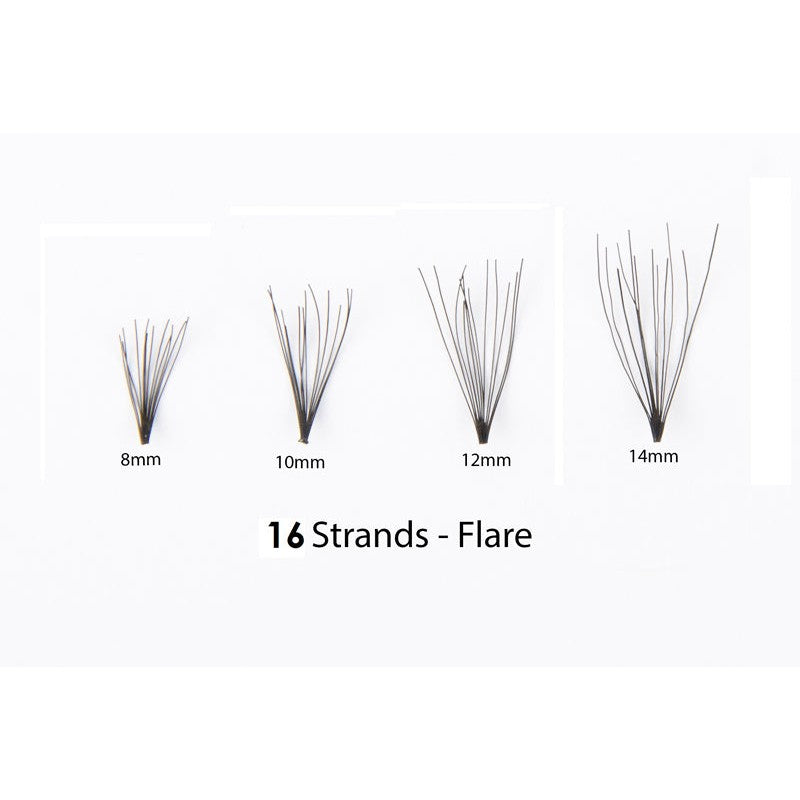 #1 Eyelash Flare Jar 12MM - 16 Long