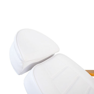 Facial Beauty Chair & Wooden Armrests w/ 3 Motors - White