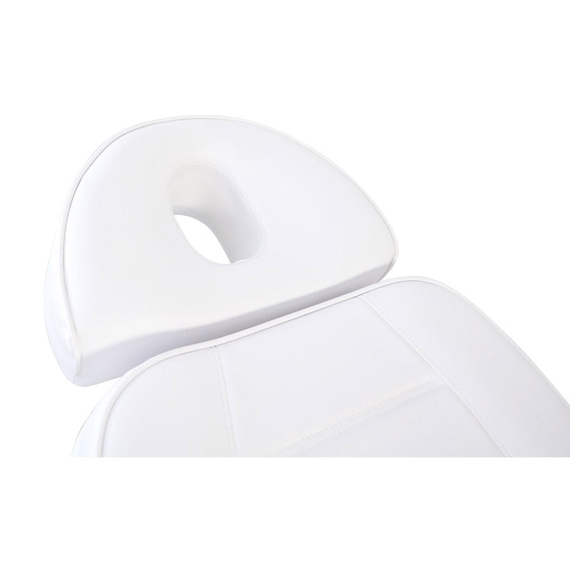 Facial Beauty Chair & Wooden Armrests w/ 3 Motors - White