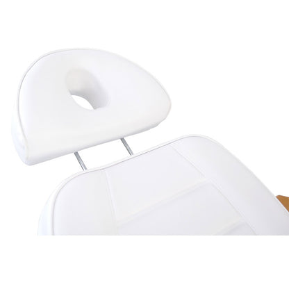 Facial Beauty Chair & Wooden Armrests w/ 3 Motors - White
