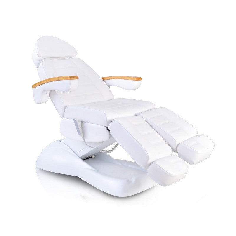 Facial Beauty Podiatry Chair, Split Legs w/ 5 Motors - White