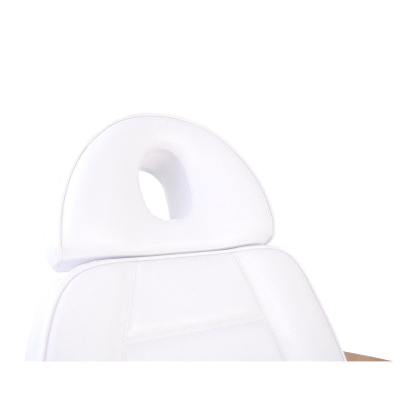 Facial Beauty Chair & Wooden Armrests, Split Legs w/ 5 Motors - White