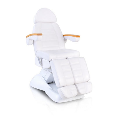 Facial Beauty Podiatry Chair, Split Legs w/ 5 Motors - White